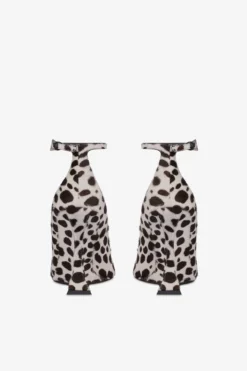 Pumps In White And Dark Brown Printed Cowhide -Paris Texas Brand Shop PX1701XPRCHBIANCO TMORO 4 scaled