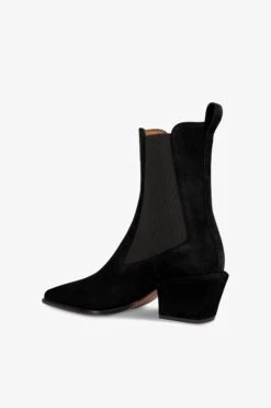Ankle Boots In Black Calf Suede Leather -Paris Texas Brand Shop PX1706XV003561NERO 5