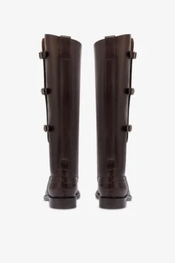 Boots In Ebony Calf Leather With Croco-embossed Details -Paris Texas Brand Shop PX1720XCOVTTMORO TMORO 4