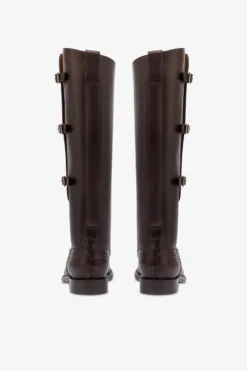 Boots In Ebony Calf Leather With Croco-embossed Details -Paris Texas Brand Shop PX1720XCOVTTMORO TMORO 4 scaled