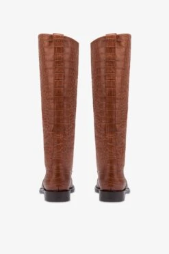 Boots In Chocolate Croco-embossed Leather 11 Boots In Chocolate Croco-embossed Leather -Paris Texas Brand Shop PX1721XCOCOCIOCCOLATO 4