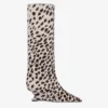 Boots In White And Dark Brown Printed Cowhide -Paris Texas Brand Shop PX1731XPRCHBIANCO TMORO 1 scaled