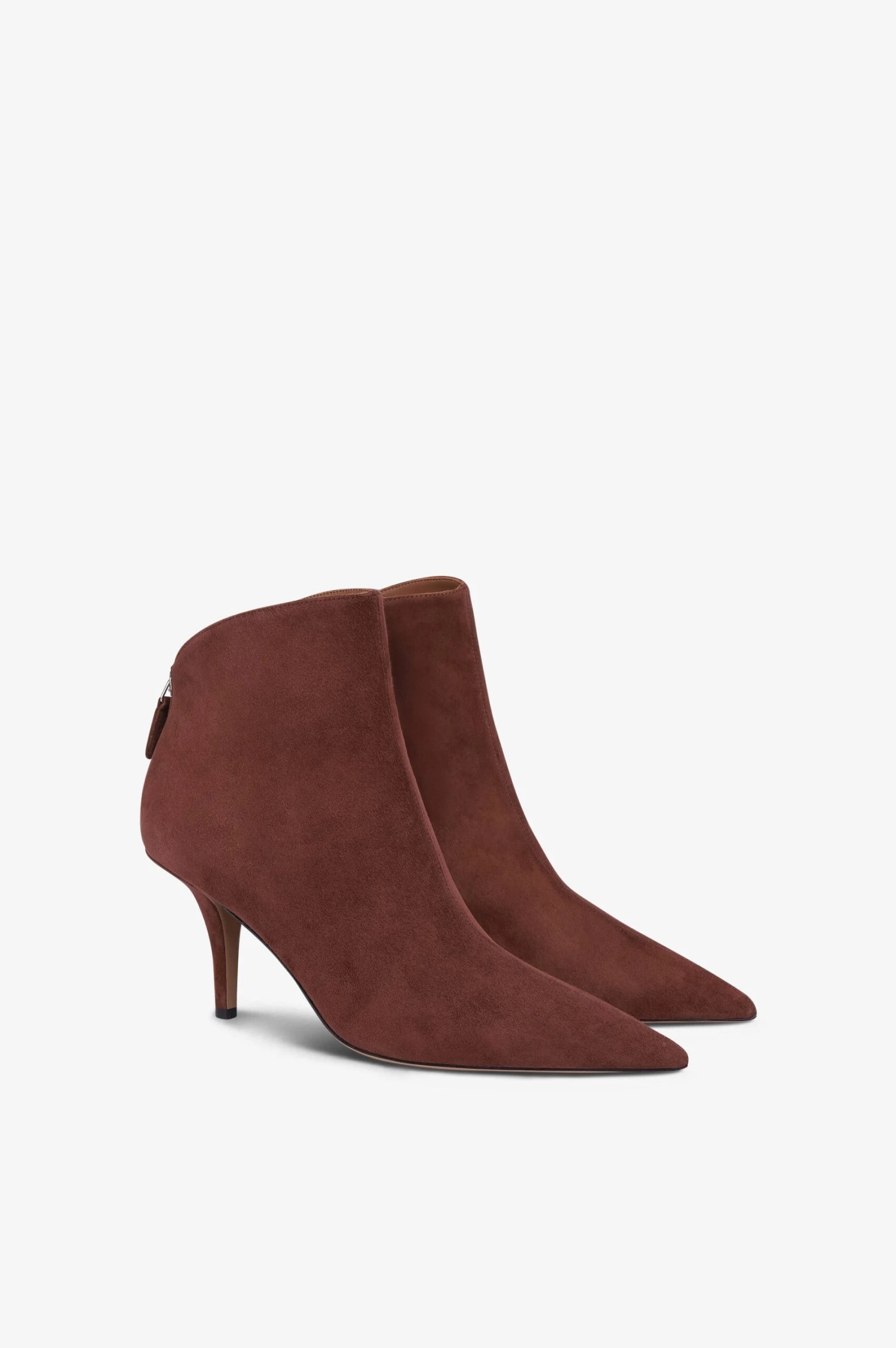 Ankle Boots In Mahogany Suede Leather 4 Ankle Boots In Mahogany Suede Leather - Image 2