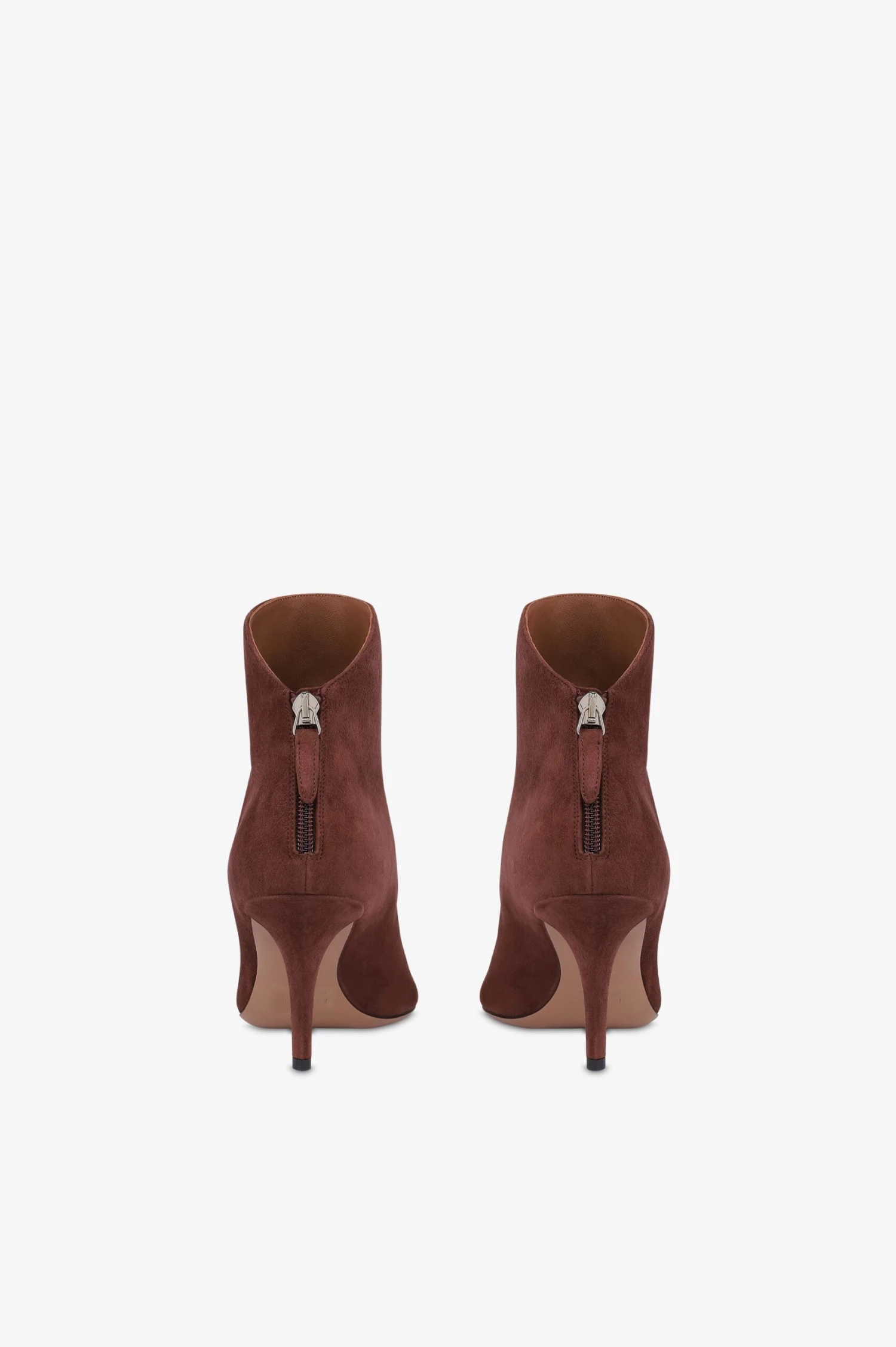 Ankle Boots In Mahogany Suede Leather 6 Ankle Boots In Mahogany Suede Leather - Image 4