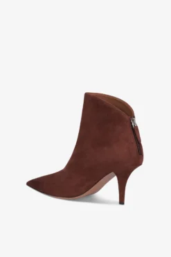 Ankle Boots In Mahogany Suede Leather 12 Ankle Boots In Mahogany Suede Leather -Paris Texas Brand Shop PX1734XSA04M939WOOD 5 scaled
