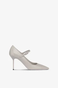 Pumps In Grey Patent Leather