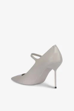 Pumps In Grey Patent Leather -Paris Texas Brand Shop PX1735XVN0171046LTGREY 5 scaled