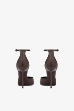 Ankle-strap Pumps In Ebony Patent Leather -Paris Texas Brand Shop PX1737XVN0136079DARKCHOCOLATE 4 scaled