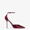 Ankle-strap Pumps In Rouge Noir Patent Leather -Paris Texas Brand Shop PX1737XVN016827ROUGENOIR 1 scaled