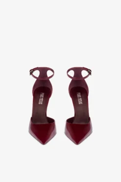 Ankle-strap Pumps In Rouge Noir Patent Leather -Paris Texas Brand Shop PX1737XVN016827ROUGENOIR 3 scaled
