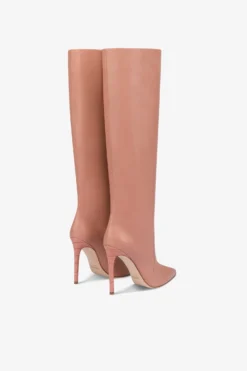 Paris Texas Pointed Knee-high Boots In Smooth Texas Pink Leather 10 Paris Texas Pointed Knee-high Boots In Smooth Texas Pink Leather -Paris Texas Brand Shop PX501XLTH3119TEXASPINK 03 scaled