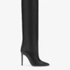 Paris Texas Black Nappa Leather Stiletto Boots -Paris Texas Brand Shop PX501XLTH3NERO 01 scaled