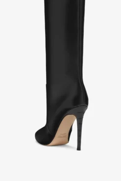Paris Texas Black Nappa Leather Stiletto Boots -Paris Texas Brand Shop PX501XLTH3NERO 05 scaled
