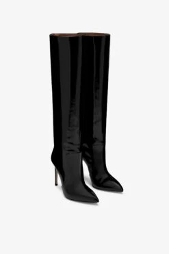 Paris Texas Black Patent Stiletto Boots -Paris Texas Brand Shop PX501XVN01NERO 02