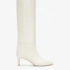 Paris Texas White Croc-effect Leather Heel 60 Boots -Paris Texas Brand Shop PX503XCOCOBONECHINA 01 scaled