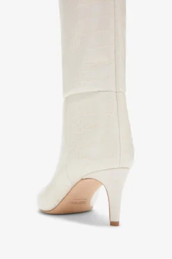 Paris Texas White Croc-effect Leather Heel 60 Boots -Paris Texas Brand Shop PX503XCOCOBONECHINA 05 scaled