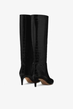 Paris Texas Black Croc-effect Leather Heel 60 Boots -Paris Texas Brand Shop PX503XCOCONERO 03 34372b0c 7722 4d6e a512 e0196a0a9fa2
