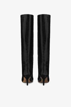 Paris Texas Black Croc-effect Leather Heel 60 Boots -Paris Texas Brand Shop PX503XCOCONERO 04 c0487720 6d46 45ec 8487 bef26448e9d6