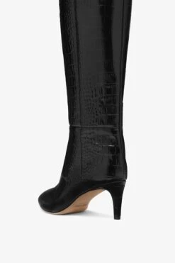 Paris Texas Black Croc-effect Leather Heel 60 Boots -Paris Texas Brand Shop PX503XCOCONERO 05 885e3e01 8e9e 41e4 81a8 2be3c7e4ea46