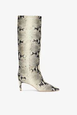 Paris Texas Printed Phyton Leather Heel 60 Boots