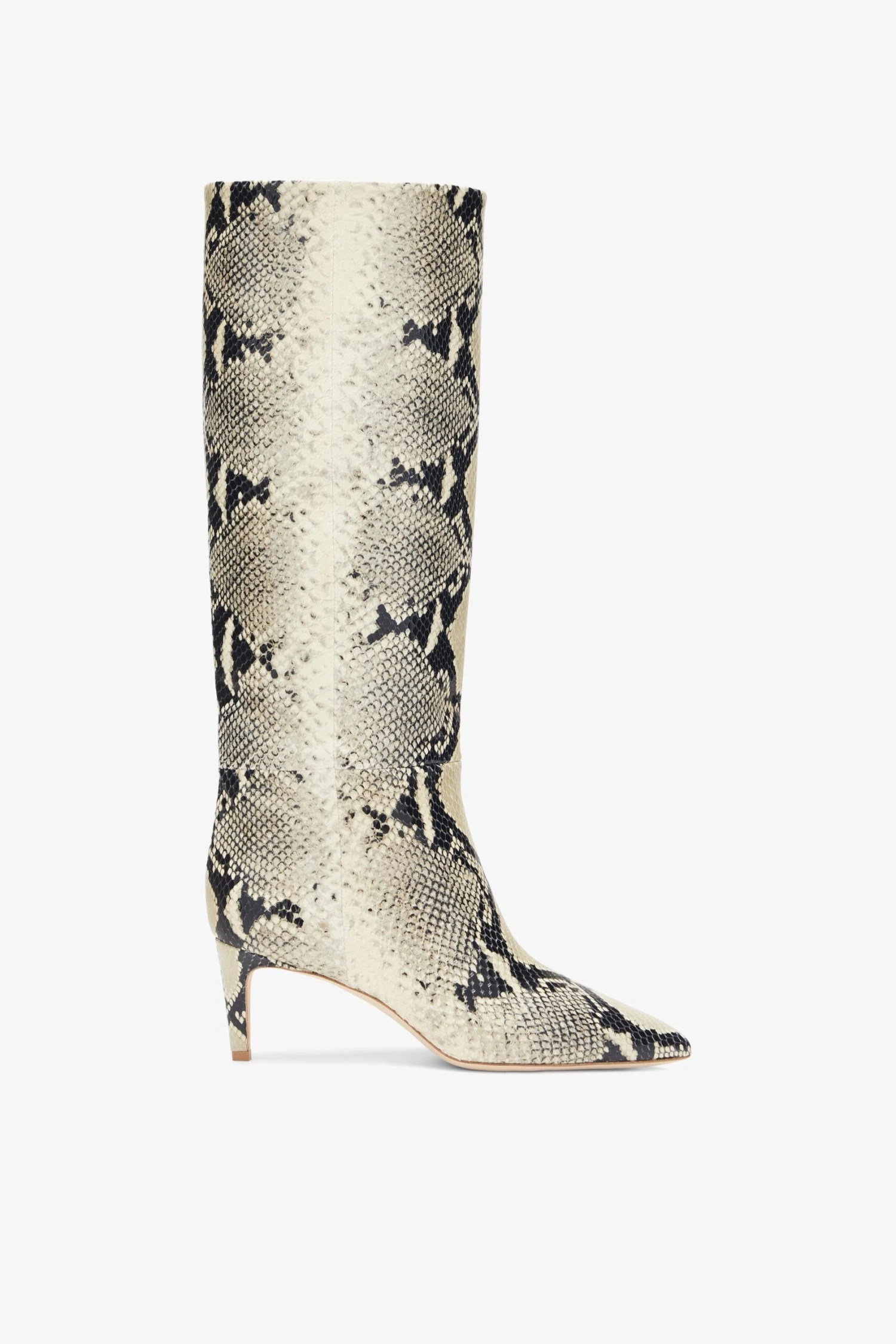 Paris Texas Printed Phyton Leather Heel 60 Boots 3 Paris Texas Printed Phyton Leather Heel 60 Boots