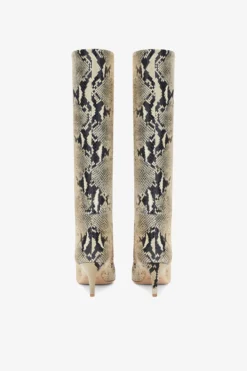 Paris Texas Printed Phyton Leather Heel 60 Boots -Paris Texas Brand Shop PX503XPRPT116 04 scaled