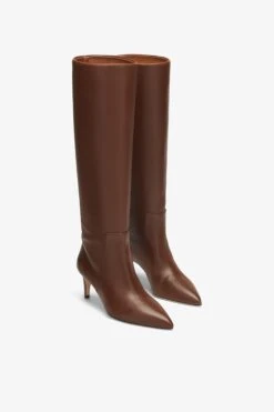 Paris Texas Brown Nappa Leather Heel 60 Boots -Paris Texas Brand Shop PX504XLTH3115CHESTNUT 02