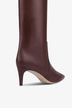 Boots In Rouge Noir Leather -Paris Texas Brand Shop PX504XLTH3BORDO 5 scaled