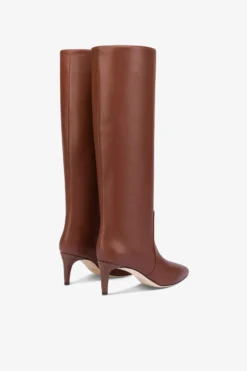 Paris Texas Pointed Knee-high Boots In Smooth Chocolate Leather -Paris Texas Brand Shop PX504XLTH3CIOCCOLATO 03 d09e2f87 1c1d 4b5c 9d38 fdc1e9e66eea scaled