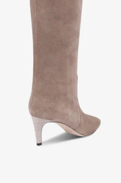Boots In Taupe Calf Suede Leather -Paris Texas Brand Shop PX504XV003468KOALA 5 scaled