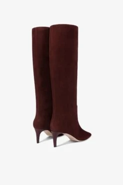 Boots In Mahogany Calf Suede Leather 10 Boots In Mahogany Calf Suede Leather -Paris Texas Brand Shop PX504XV003516WOOD 3