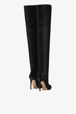 Paris Texas Black Nappa Leather Stiletto Over The Knee Boots -Paris Texas Brand Shop PX512XLTH3NERO 03 scaled