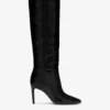 Paris Texas Black Croc-effect Leather Heel 85 Boots -Paris Texas Brand Shop PX548XCOCONERO 01 scaled