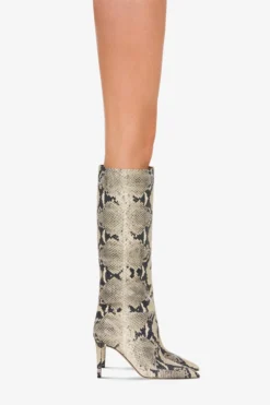 Boots In Natural Python-print Leather -Paris Texas Brand Shop PX548XPRPT116NATURALE 10 scaled