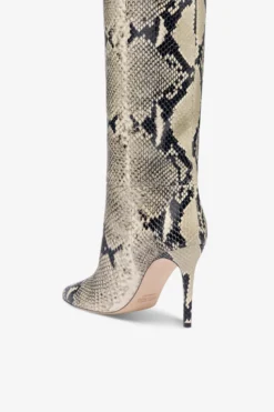 Boots In Natural Python-print Leather -Paris Texas Brand Shop PX548XPRPT116NATURALE 5 scaled