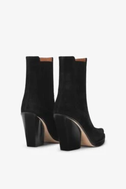 Paris Texas Black Calf Suede Ankle Boots -Paris Texas Brand Shop PX613XV003561NERO 03