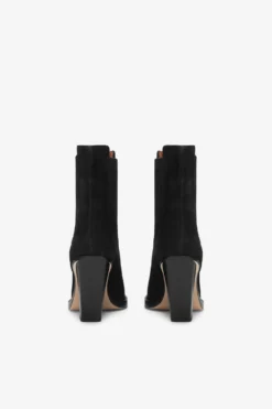Paris Texas Black Calf Suede Ankle Boots -Paris Texas Brand Shop PX613XV003561NERO 04 scaled