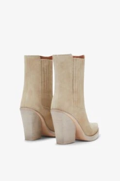 Paris Texas Angora Calf Suede Ankle Boots -Paris Texas Brand Shop PX613XV003ANGORA 03