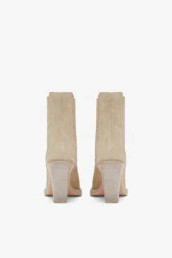 Paris Texas Angora Calf Suede Ankle Boots -Paris Texas Brand Shop PX613XV003ANGORA 04