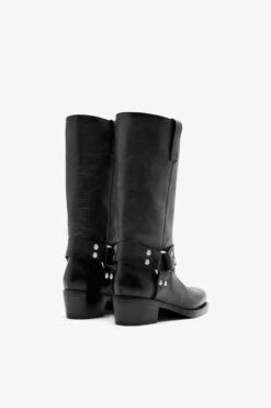 Paris Texas Black Nappa Leather Boots With Smoky Nuances -Paris Texas Brand Shop PX662XLTH3NERO 03