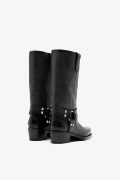 Paris Texas Black Nappa Leather Boots With Smoky Nuances -Paris Texas Brand Shop PX662XLTH3NERO 03 scaled