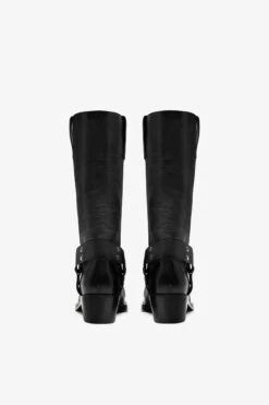 Paris Texas Black Nappa Leather Boots With Smoky Nuances -Paris Texas Brand Shop PX662XLTH3NERO 04