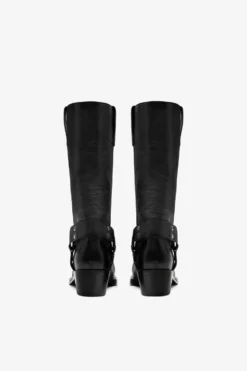 Paris Texas Black Nappa Leather Boots With Smoky Nuances -Paris Texas Brand Shop PX662XLTH3NERO 04 scaled