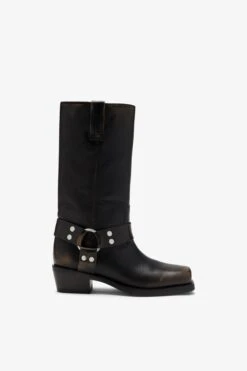 Paris Texas Brand Shop 37 Paris Texas Black Brushed Leather Boots