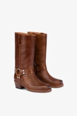 Paris Texas Square-toe Boots In Shiny Vintage Leather -Paris Texas Brand Shop PX662XSVCLCUOIO 02