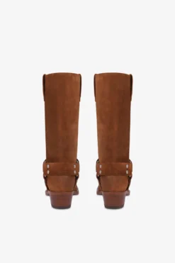 Boots In Cognac Calf Suede Leather 11 Boots In Cognac Calf Suede Leather -Paris Texas Brand Shop PX662XWACS690COGNAC 4 scaled