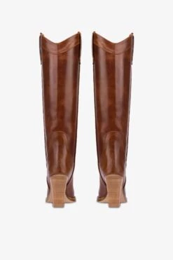 Paris Texas Pointed Knee-high Boots In Shiny Vintage Leather -Paris Texas Brand Shop PX685XSVCLCUOIO 04