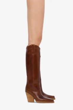 Paris Texas Pointed Knee-high Boots In Shiny Vintage Leather -Paris Texas Brand Shop PX685XSVCLCUOIO 10 f4e58848 8bda 4494 944b f67298297e75 scaled