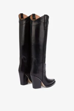 Paris Texas Pointed Knee-high Boots In Black Shiny Vintage Leather -Paris Texas Brand Shop PX685XSVCLNERO 03 ff834c04 cb61 48b3 9390 4e9ed4d78298