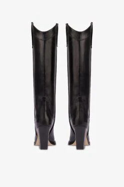 Paris Texas Pointed Knee-high Boots In Black Shiny Vintage Leather -Paris Texas Brand Shop PX685XSVCLNERO 04 3fcbfa14 3042 4e0a 9ca7 461ff6dfb7be